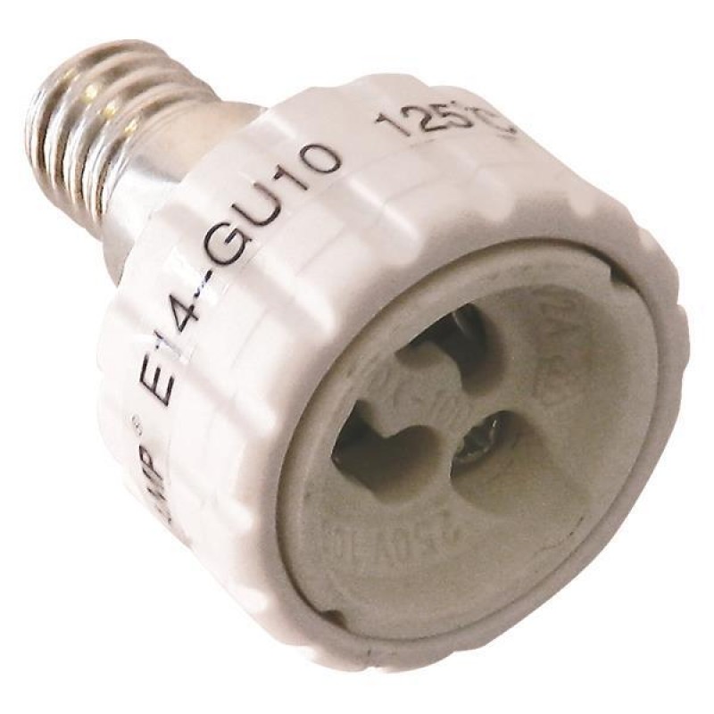 LAMPHOLDER ADAPTOR E14 TO GU10 147-23052 LAMPHOLDER ADAPTOR E14 TO GU10 147-23052