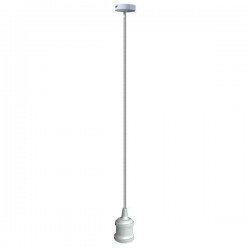 LAMPHOLDER HANGING WHITE COLOR Ε27 147-23155 LAMPHOLDER HANGING WHITE COLOR Ε27 147-23155
