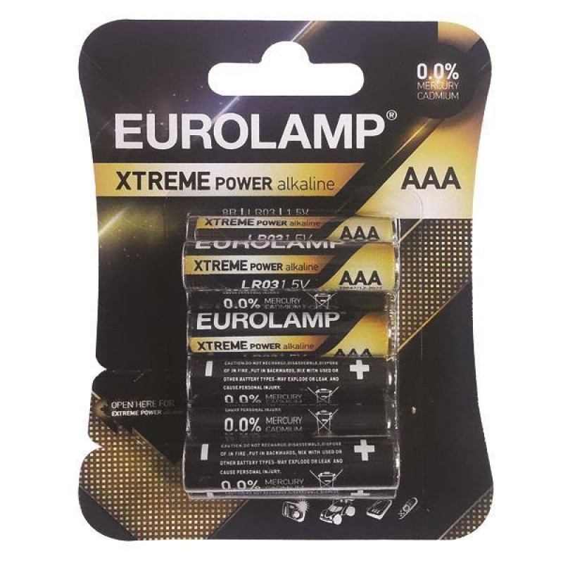 EXTREME POWER BATTERY 8pcs ΑΑΑ (LR03) 1.5V 147-24125 EXTREME POWER BATTERY 8pcs ΑΑΑ (LR03) 1.5V 147-24125
