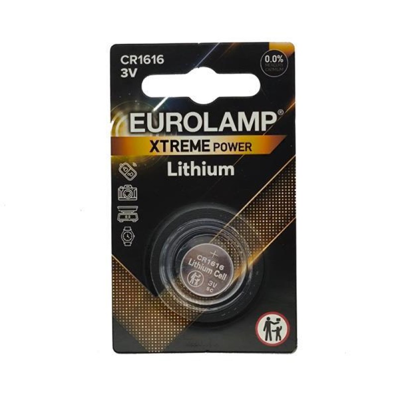 EXTREME LITHIUM COIN BATTERY CR1616 1pc 147-24133