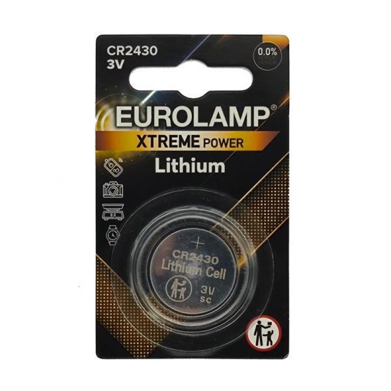 EXTREME LITHIUM COIN BATTERY CR2430 1pc 147-24134 EXTREME LITHIUM COIN BATTERY CR2430 1pc 147-24134