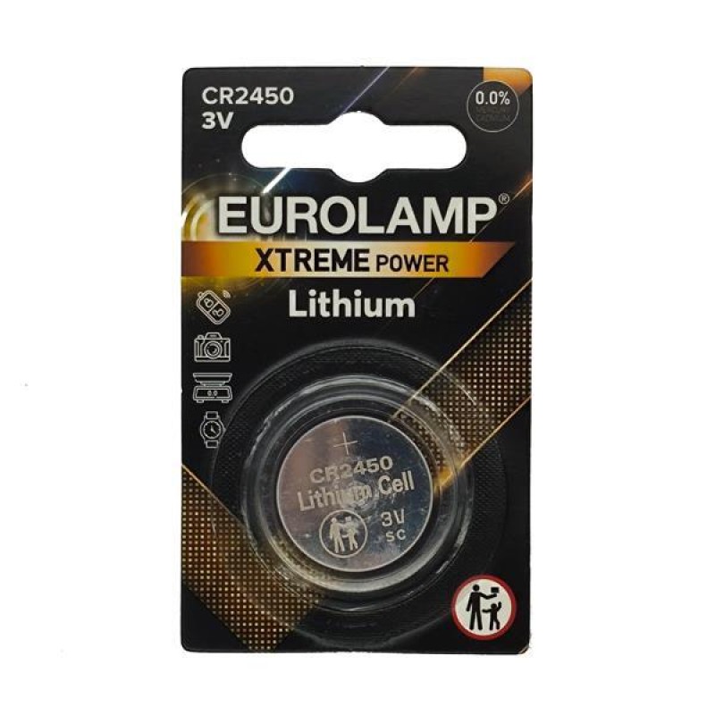 EXTREME LITHIUM COIN BATTERY CR2450 1pc 147-24135