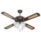 DECORATIVE FAN WITH 4 LIGHTS E27 ANTIQUE BRASS Φ132 70W 147-29005