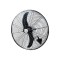 METAL INDUSTRIAL WALL FAN BLACK WITH CONTROL Φ81 200W 147-29044