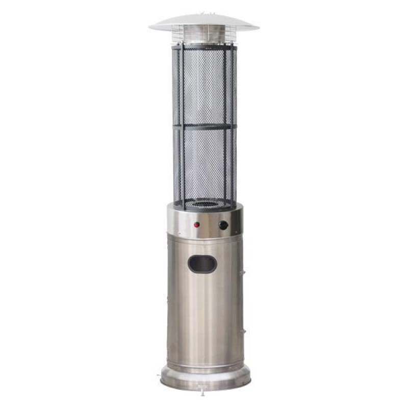 GAS HEATER STAND CIRCLE FLAME 1,80m 11KW INOX (stainless steel) 147-29608