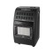 GAS HEATER BLACK 4.2KW OVAL WITH REGULATOR 147-29676
