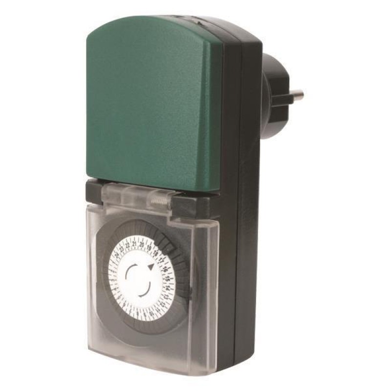 TIMER SWITCH 24H 16A 220-240V WITH CHILDREN PROTECTION IP44 147-35001