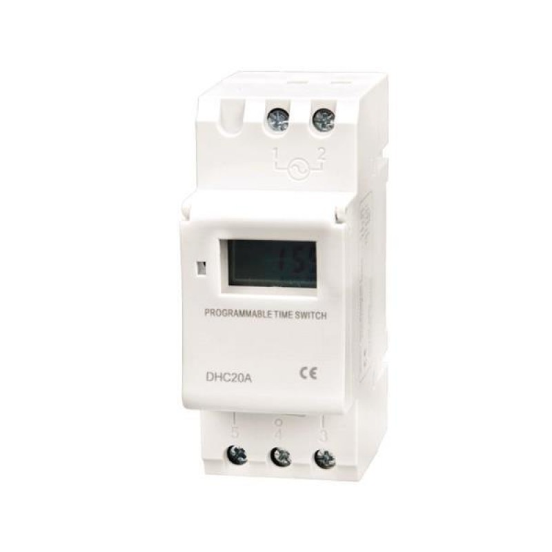 TIMER SWITCH DIGITAL 20A 230V 150h 147-35011