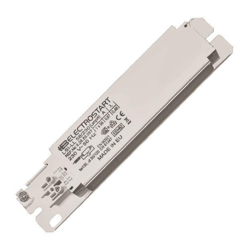МАГНИТЕН ДРОСЕЛ ЗА ЛУМИНЕСЦЕНТНИ ЛАМПИ 58W 230V