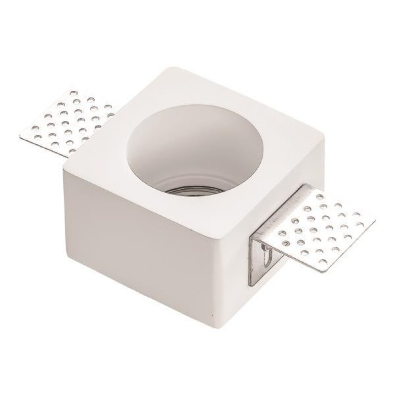 SPOT PLASTER SINGLE SQUARE GU10 80x80x55 147-53204