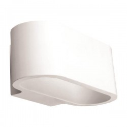 ОВАЛНА ПЛАФОНЬЕРА ЗА СТЕНА G9 1X6W 180X95X90