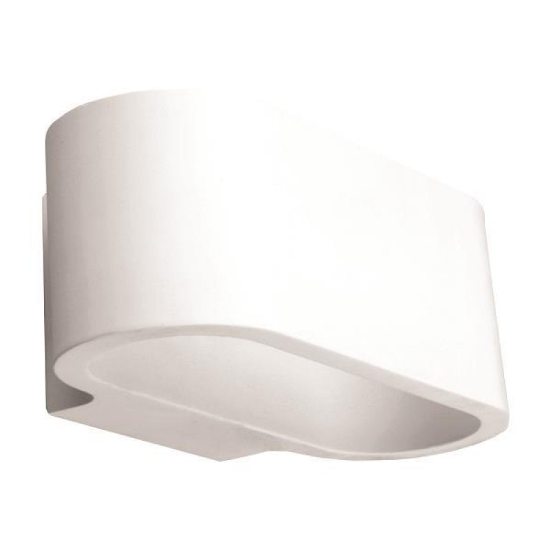 ОВАЛНА ПЛАФОНЬЕРА ЗА СТЕНА G9 1X6W 180X95X90