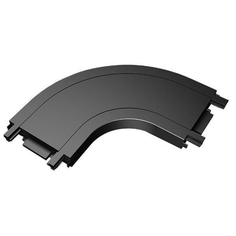 КОНЮНКТОР ЗА МАГНИТНА РЕЛСА ULTRA SLIM ЧЕРЕН