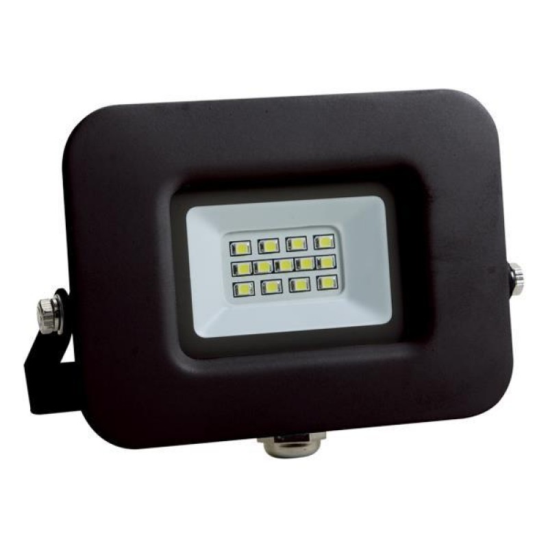 PROJECTOR LED SMD BASE 360° 10W BLACK IP65 3000K PLUS 147-69315