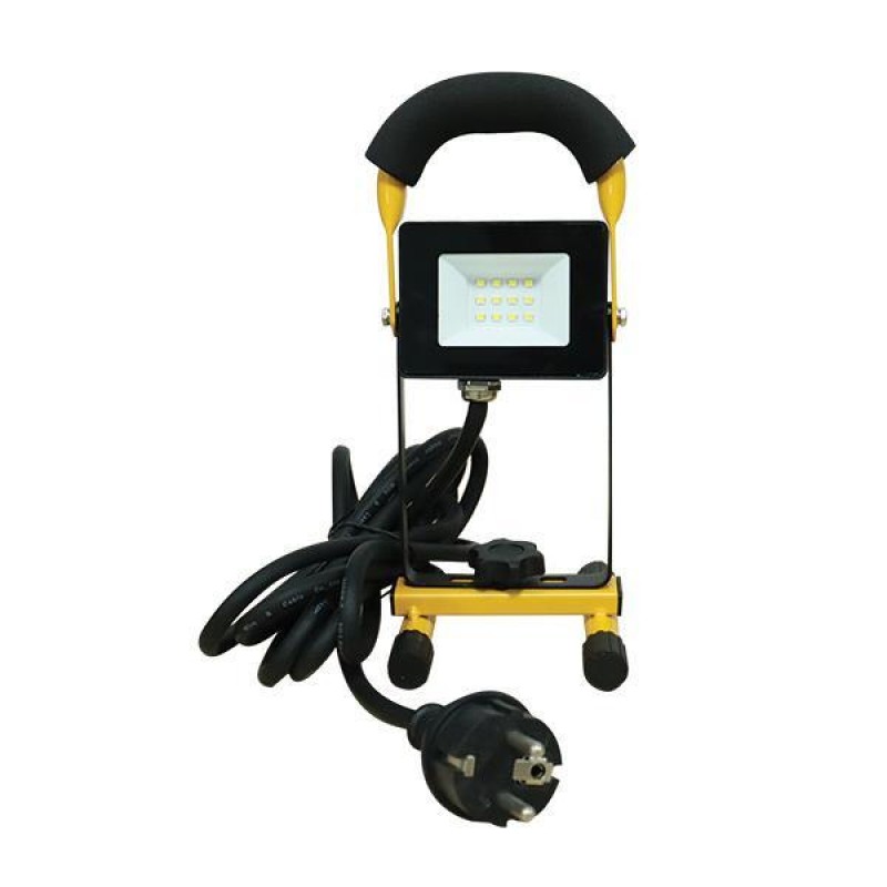 PROJECTOR MOVABLE LED SMD 10W 4000K IP65 BLACK PLUS 147-69370