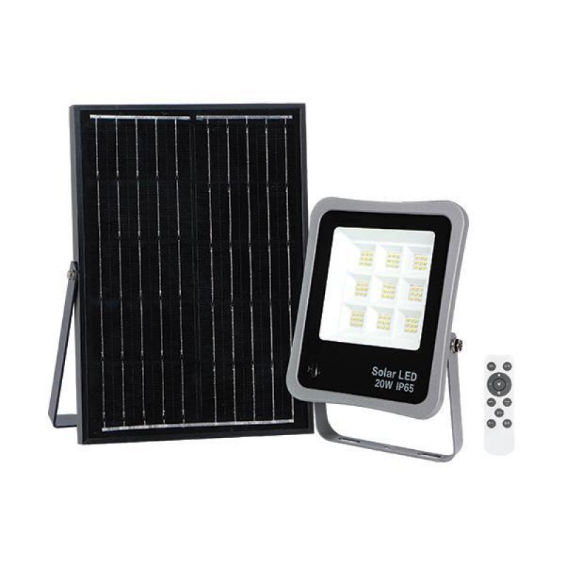 ПРОЖЕКТОР LED SMD SOLAR 20W IP65 4000K ЧЕРЕН ПРОЖЕКТОР LED SMD SOLAR 20W IP65 4000K ЧЕРЕН