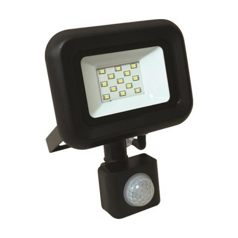 LED ПРОЖЕКТОР С ДАТЧИК ЗА ДВИЖЕНИЕ 10W ЧЕРЕН IP44 4000K LED ПРОЖЕКТОР С ДАТЧИК ЗА ДВИЖЕНИЕ 10W ЧЕРЕН IP44 4000K