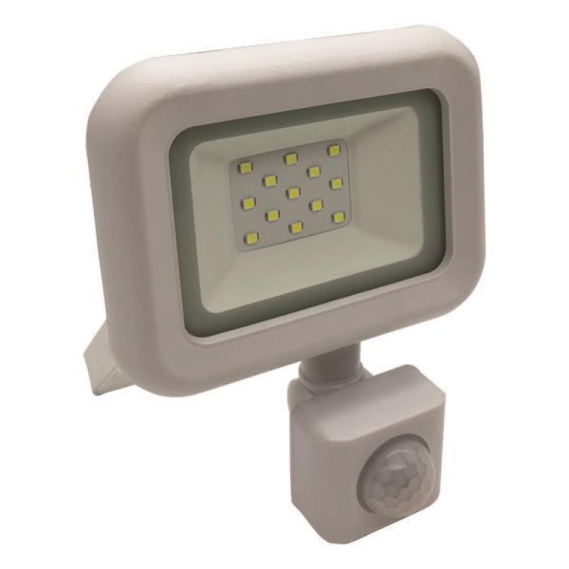 PROJECTOR LED SMD WITH ROTADED MOVEMENT DETECTOR 10W WHITE IP44 4000K PLUS 147-69651