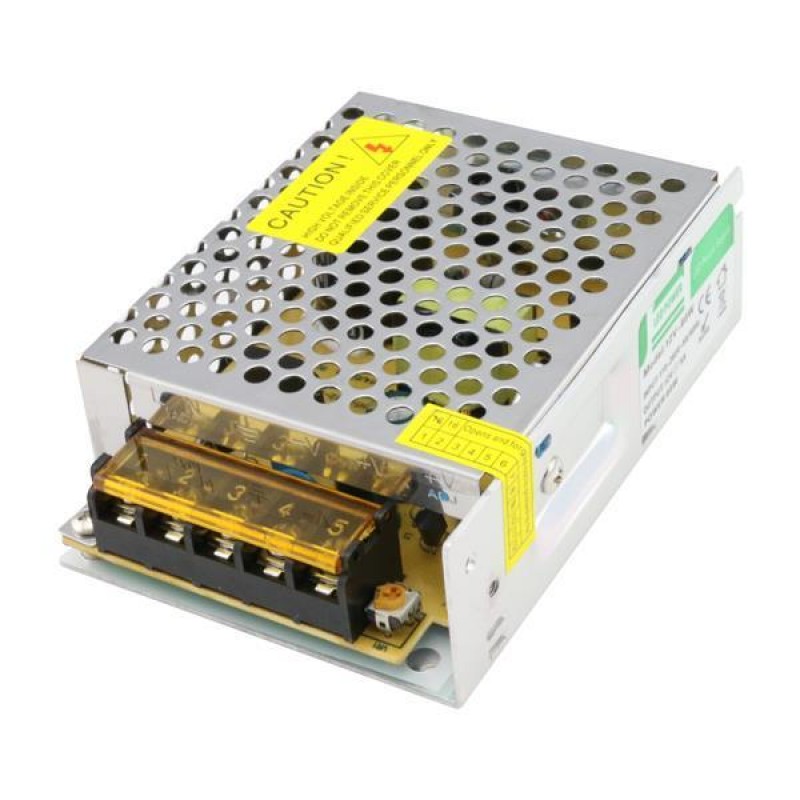 ЗАХРАНВАНЕ МЕТАЛНО ЗА LED ЛЕНТА 12V DC 40W IP20 ЗАХРАНВАНЕ МЕТАЛНО ЗА LED ЛЕНТА 12V DC 40W IP20