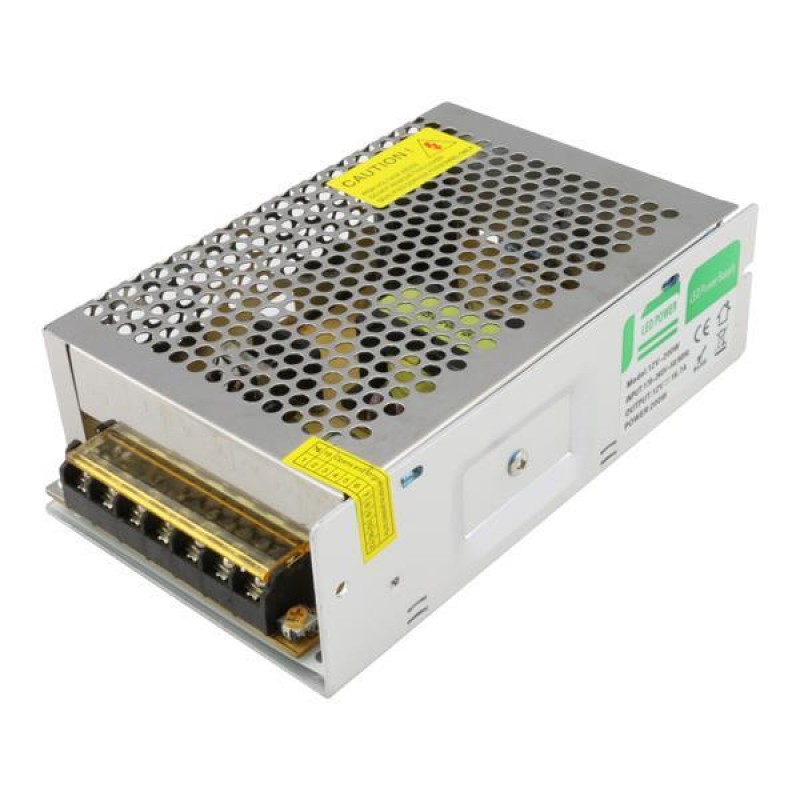 DRIVER METALLIC FOR LED TAPE 12V DC 200W IP20 147-70513