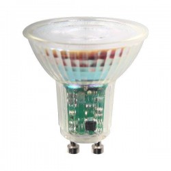 LED LAMP GU10 5.5W 550lm 4000K 38° 175-250V DIMMABLE GLASS BODY 147-77861