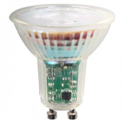 LED LAMP GU10 5.5W 6500K 38° 220-240V DIMMABLE GLASS BODY 147-77864