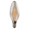 LED КРУШКА C37 С ПРЕКРЪСТОСАНИ ФИЛАМЕНТИ 6.5W E14 2700K