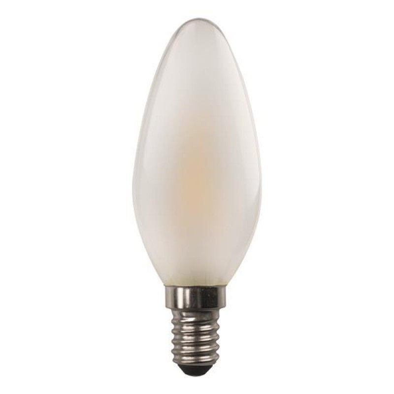 LED КРУШКА C37 С НАКРЪСТЕНИ ФИЛАМЕНТИ 6.5W E14 6500K ДИМИРУЕМА