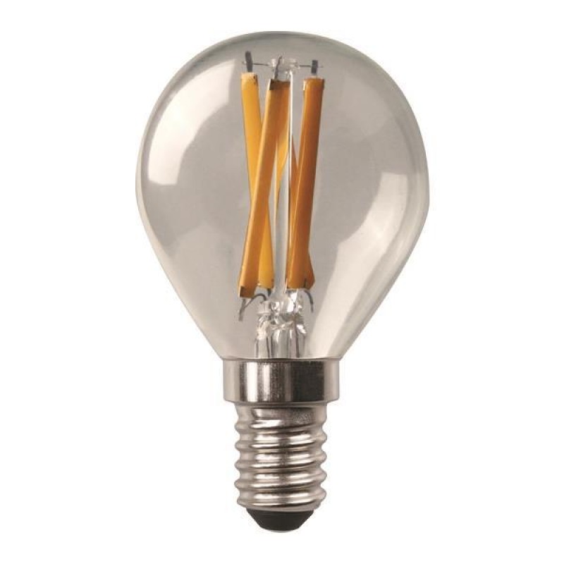 LED LAMP G45 CROSSED FILAMENT 6.5W E14 2700K 220-240V 147-78232