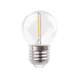 LED LAMP G45 FILAMENT 1W E27 3000K 220-240V 147-78263
