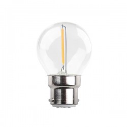 LED LAMP G45 FILAMENT 1W B22 3000K 220-240V 147-78268