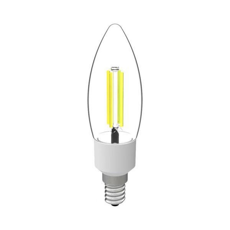 КРУШКА C35 ФИЛАМЕНТ 2,5W 525LM E14 4000K ПРОЗРАЧНА КРУШКА C35 ФИЛАМЕНТ 2,5W 525LM E14 4000K ПРОЗРАЧНА