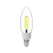 КРУШКА C35 ФИЛАМЕНТ 2,5W 525LM E14 3000K CLEAR