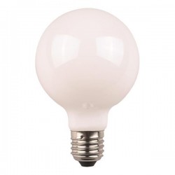 LED LAMP GLOBE G125 CROSSED FILAMENT 8W Ε27  4000K 220-240V MILKY 147-78441