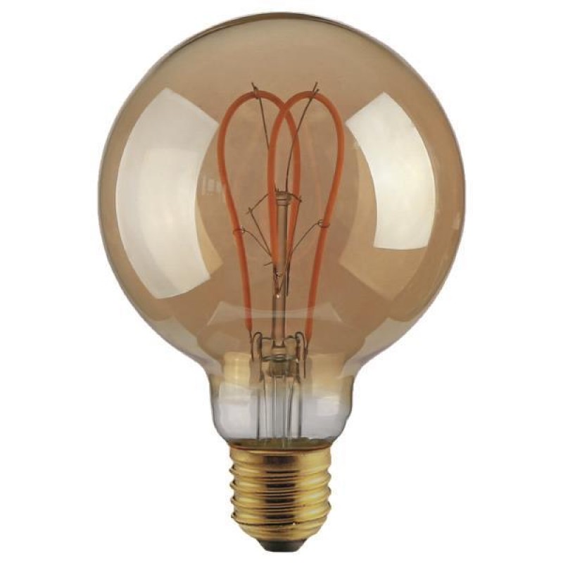 LED КРУШКА G125 FILAMENT DECOR 5W E27 2000K ЗЛАТИСТА LED КРУШКА G125 FILAMENT DECOR 5W E27 2000K ЗЛАТИСТА