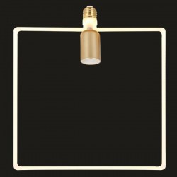 LED КРУШКА SOFT FILAMENT КВАДРАТНА 12W E27 2700K ДИМИРУЕМА МАТ