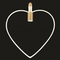 LED LAMP SOFT FILAMENT HEART SHAPE 12W E27 2700K 220-240V DIMMABLE FROST 147-78724 LED LAMP SOFT FILAMENT HEART SHAPE 12W E27 2700K 220-240V DIMMABLE FROST 147-78724