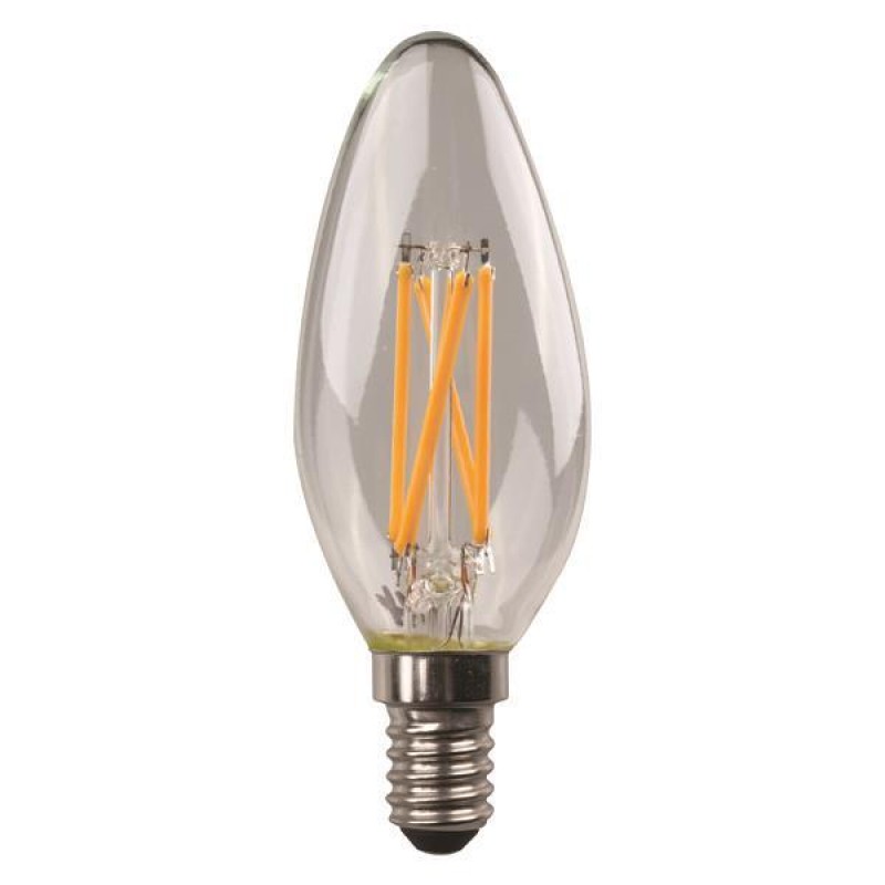 LED LAMP C37 CROSSED FILAMENT 6.5W E14 2700K 220-240V BLISTER 147-79113