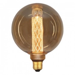 LED LAMP GLOBE G125 3,5W Ε27 2000K 220-240V GOLD GLASS DIMMABLE 147-81823