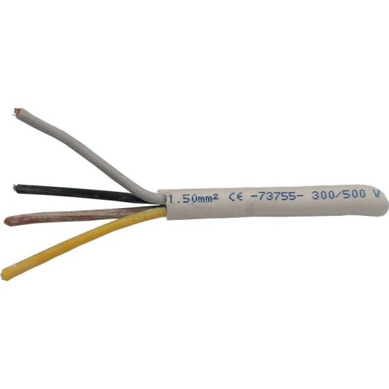 КАБЕЛ ГЪВКАВ H05VV-F 4X1,5MM2 50M КАБЕЛ ГЪВКАВ H05VV-F 4X1,5MM2 50M