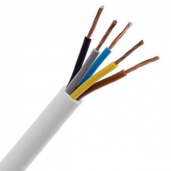КАБЕЛ ГЪВКАВ H05VV-F 5X2,50MM2 КАБЕЛ ГЪВКАВ H05VV-F 5X2,50MM2