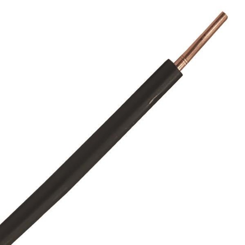 КАБЕЛ NYA H07V-U 1X1,5MM2 ЧЕРЕН