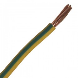 CABLE NYA ΗΟ7V-R 1Χ25mm2 GREEN/YELLOW 150-13372