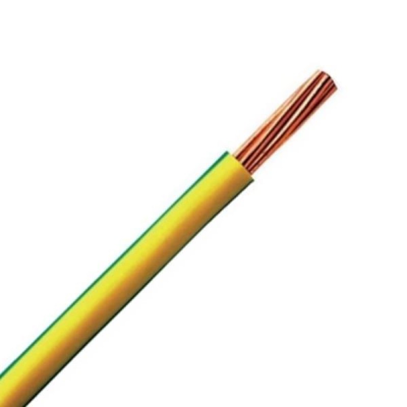 CABLE NYA ΗΟ7V-R 1Χ50mm2 GREEN/YELLOW 150-13375