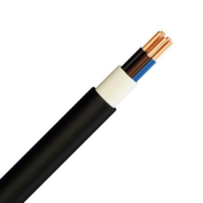КАБЕЛ NYY J1VV-U 2X2.5MM2