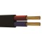 OVAL CABLE H03VVH2-F 2X0.75mm2 (BLUE-BROWN) BLACK 150-19001