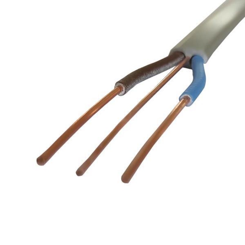 CABLE TWIN FLAT GREY 2X16+6mm2 150-25009