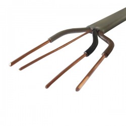 СИВ ДВУЖИЛЕН ПЛОСЪК КАБЕЛ 3X1,5+1MM2