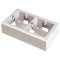 SURFACE SWITCH BOX DOUBLE 151-21011