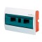 FUSE BOX FLUSH MOUNTING ELEGANT RP 1X18 IP 40 (PE+N) 151-25023